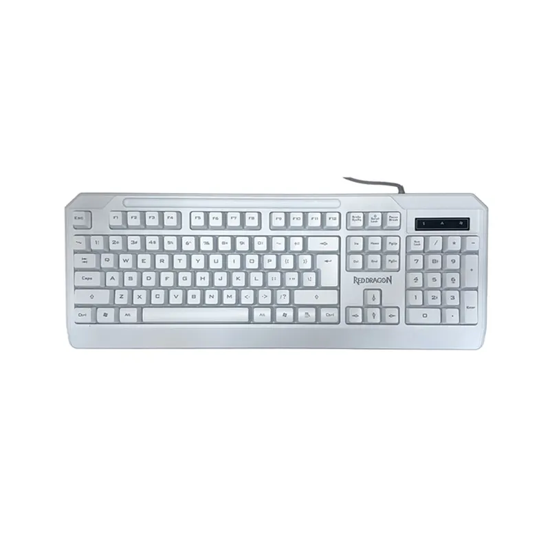 Bàn phím Gaming giả cơ Redragon S101-K - White