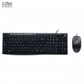 Combo Phím Chuột Logitech MK200 Chính Hãng (Đen)