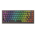 Bàn phím cơ Xinmeng X75 RGB | Wireless, Clear Black, Triple Mode, Hot swap, RGB, Salt Ice Axis Switch