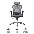 Ghế công thái học Ergonomic M57 Đen Xám