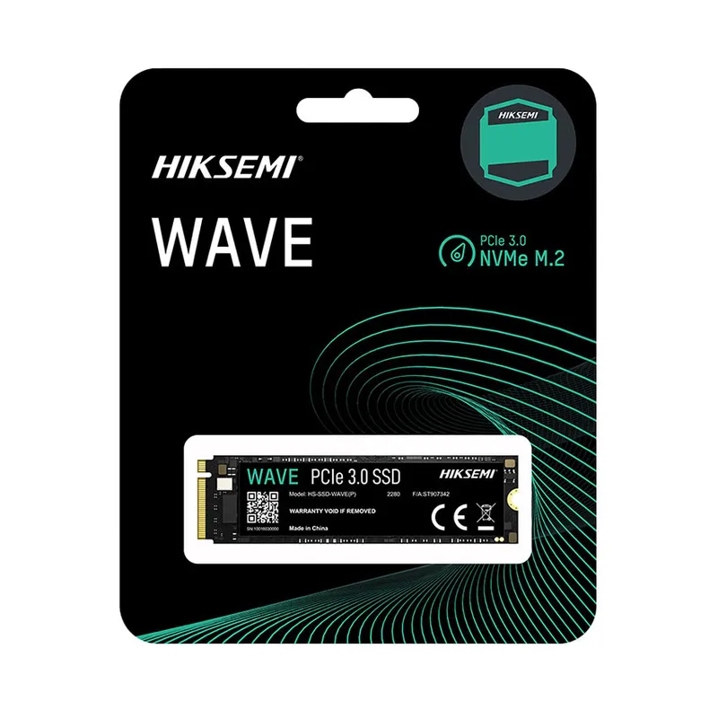 Ổ cứng SSD HIKSEMI WAVE 256GB M.2 2280 PCIe 3.0x4 (Đọc 2280MB/s, Ghi 1800MB/s) - (HS-SSD-WAVE(P) 256G)