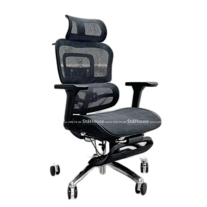 Ghế công thái học Ergonomic LH016 Màu xám