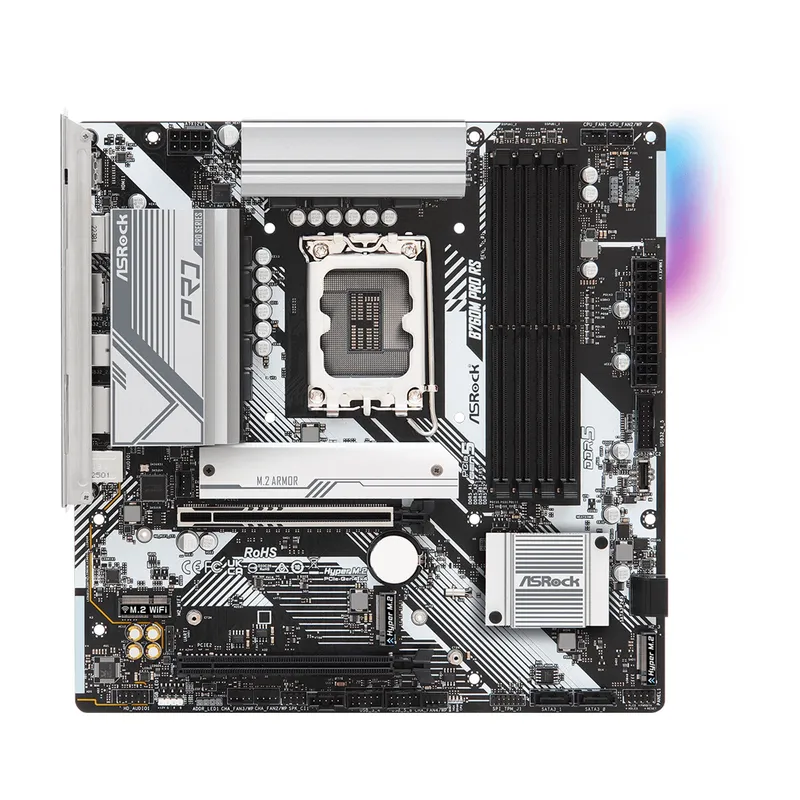Mainboard Asrock B760M Pro RS | Intel B760, Socket 1700, Micro ATX, 4 khe DDR5