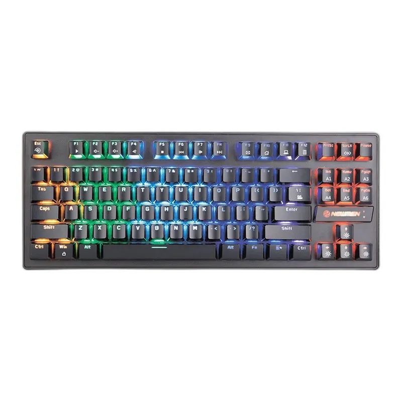 Bàn phím cơ Gaming Newmen GE87 Black | Red Switch, Tenkeyless