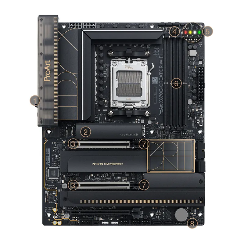 Mainboard ASUS ProArt X870E-Creator WiFi DDR5