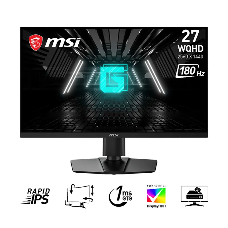 Màn Hình Máy Tính MSI G274QPF E2 (27 inch/WQHD/Rapid IPS/180Hz/1ms)