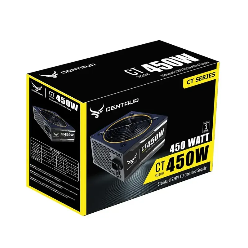 Nguồn Máy Tính Cũ Centaur 650W (80 Plus Bronze, Non Modular, ATX)