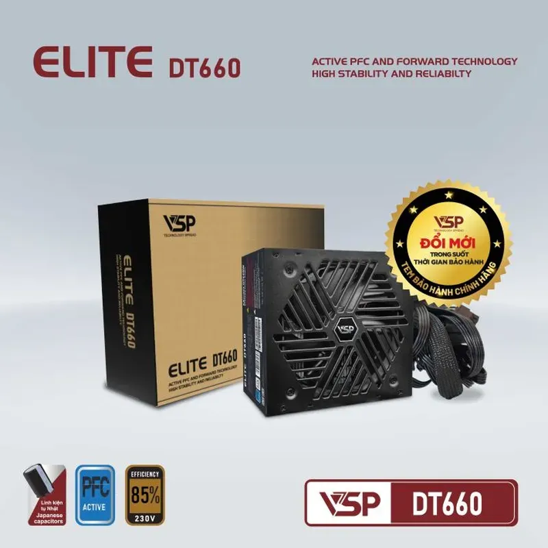 Nguồn Máy Tính cũ Super Flower Bronze King ECO 500W