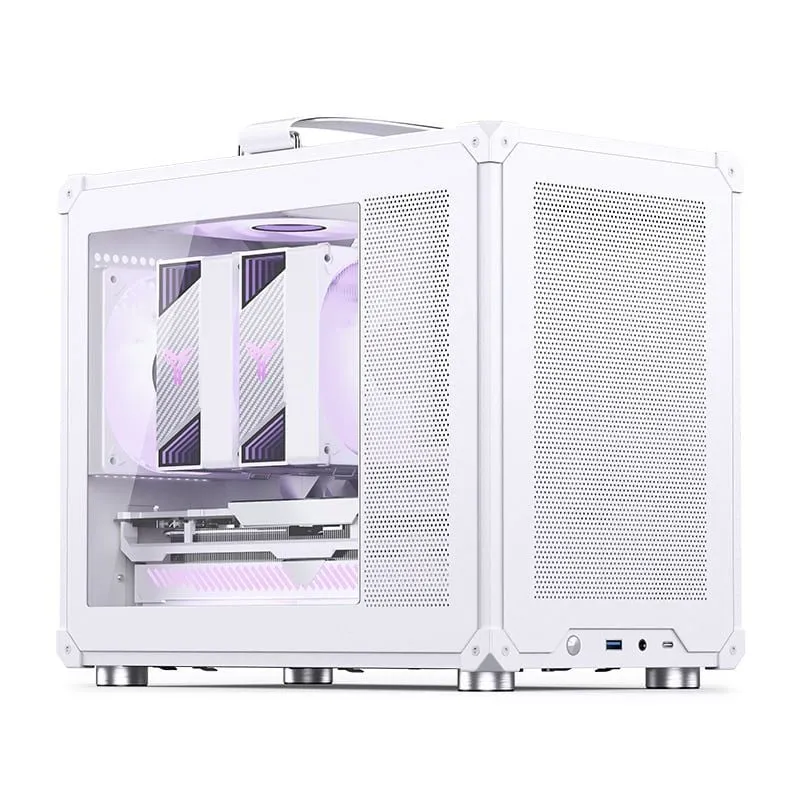 Vỏ Case Jonsbo C6 Max Micro-ATX | Màu trắng