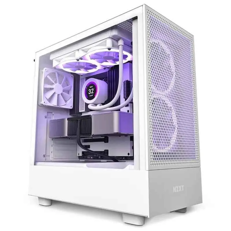 Vỏ Case NZXT H5 Flow White NZXT (CC-H51FW-01)