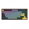Bàn phím cơ Dare-U EK75 Pro Black - Golden | Wireless Triple Mode, Gasket Mount, RGB, Cloud (Linear) Switch