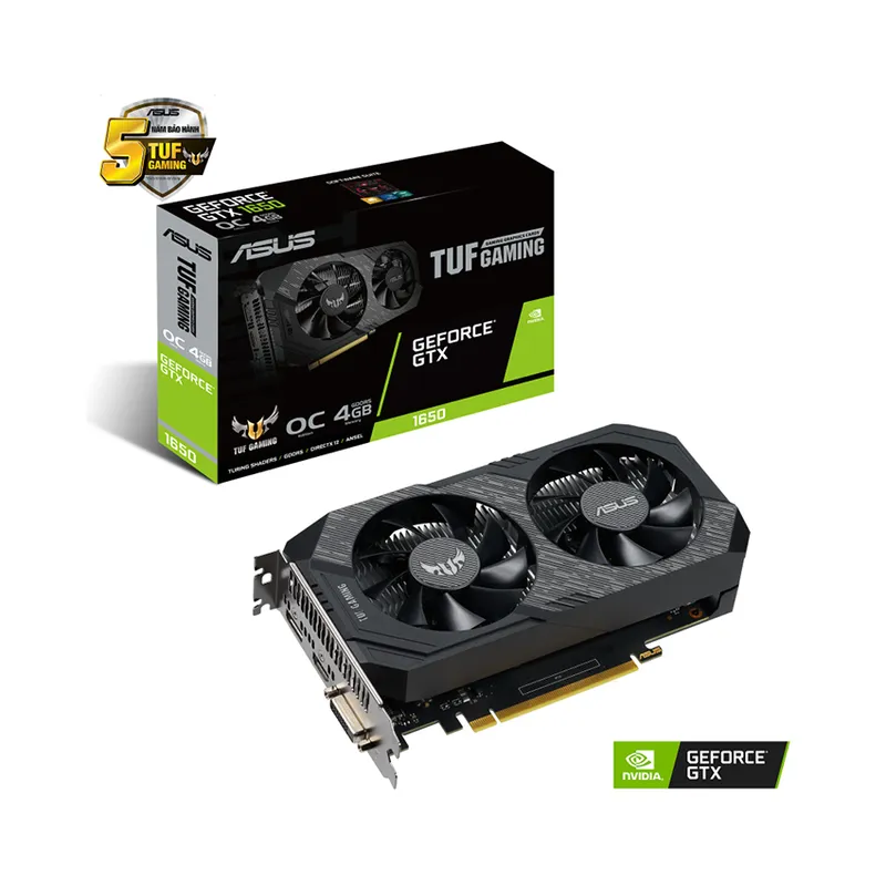Card màn hình cũ ASUS Tuf P-Gaming Gtx 1650 4Gb