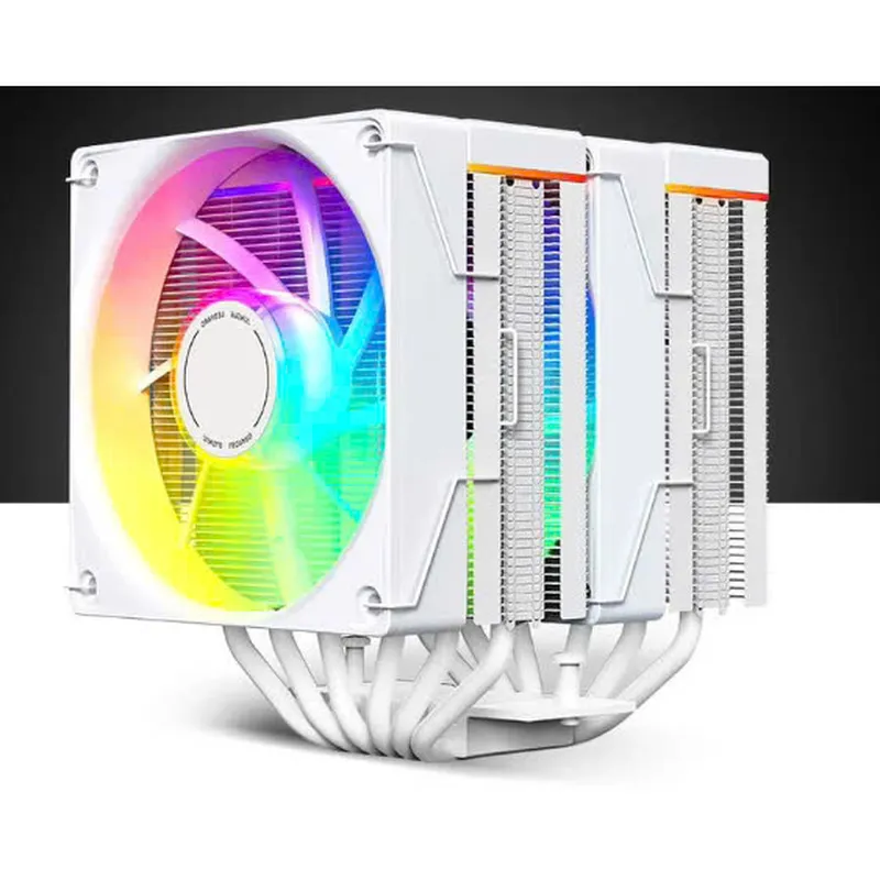 Tản nhiệt khí Leopard KF620 DGT Led ARGB | Trắng, 2 tháp