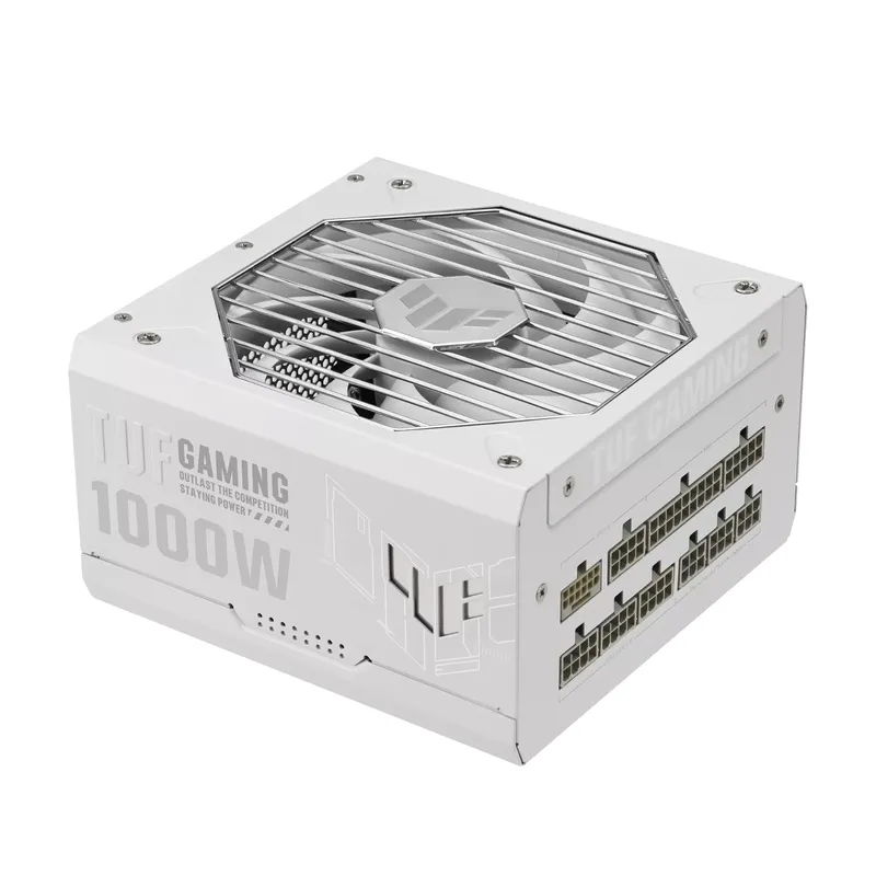 Nguồn Máy Tính ASUS TUF Gaming 1000W Gold White Edition | 80 Plus Gold, Full Modular, ATX 3.1, PCIe 5.0