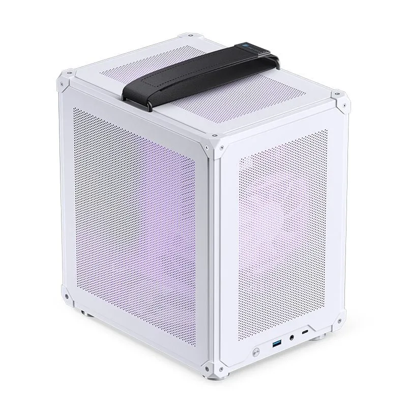 Vỏ case Jonsbo C6 Handle White ( Mini Tower/Màu Trắng)