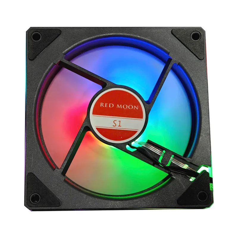 Fan Case Leopard S1 Auto RGB - Đen | Gió ngược, cắm nguồn trực tiếp