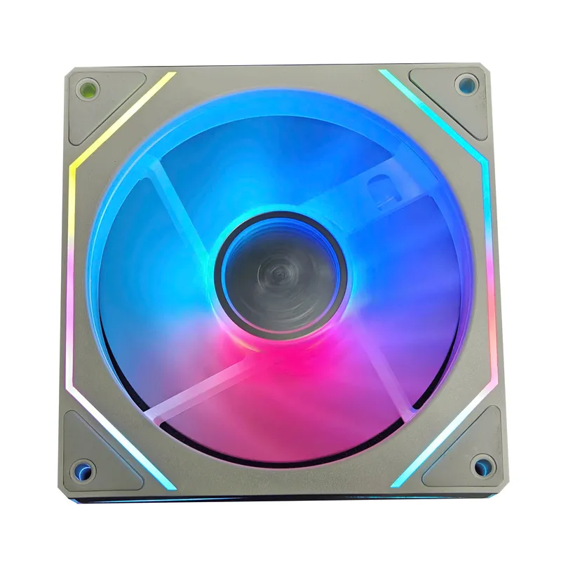 Fan Case Leopard S1 Auto RGB - Trắng | Gió ngược, cắm nguồn trực tiếp