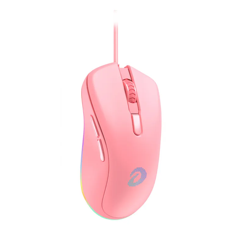 Chuột Dare-U EM908 Queen Pink RGB Gaming (Hồng)