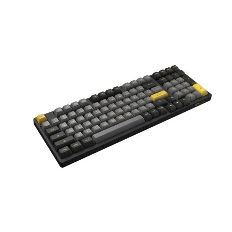 Bàn Phím Cơ AKKO 3098B Multi-Modes Black&Gold, Akko CS Switch- Jelly Pink