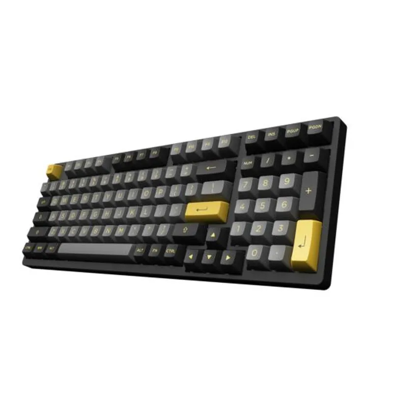 Bàn Phím Cơ AKKO 3098B Multi-Modes Black&Gold, Akko CS Switch- Jelly Pink