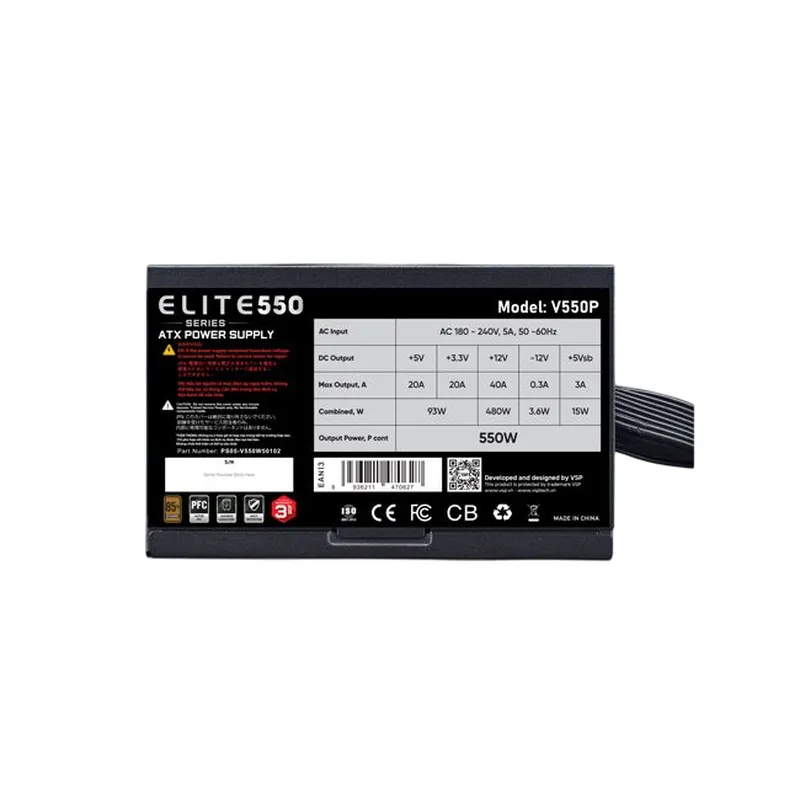Nguồn Máy Tính VSP Elite V550P 550W