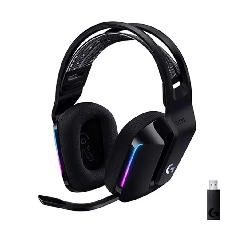 Tai nghe không dây Logitech G733 LightSpeed Wireless Gaming (Đen) (981-000867)