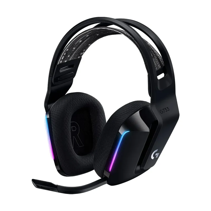 Tai nghe không dây Logitech G733 LightSpeed Wireless Gaming (Đen) (981-000867)