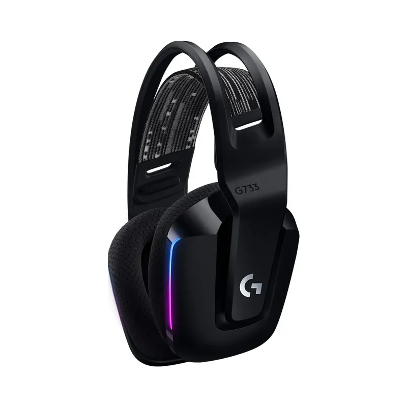 Tai nghe không dây Logitech G733 LightSpeed Wireless Gaming (Đen) (981-000867)