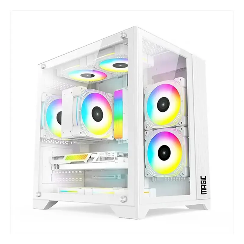 Vỏ Case Magic Aqua M Elite - Trắng | Micro ATX, Không Fan