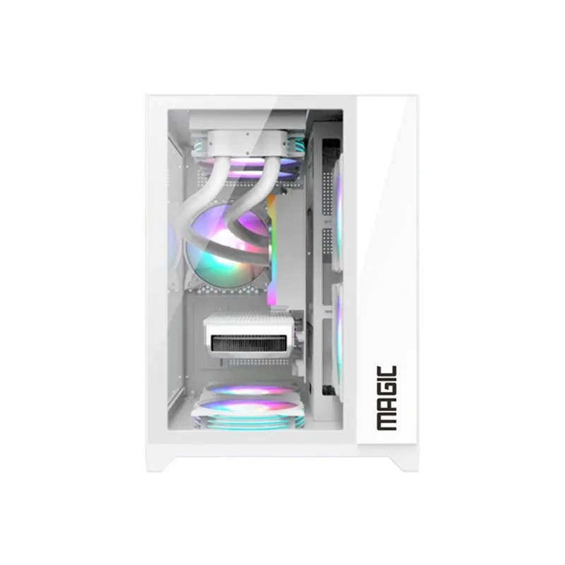 Vỏ Case Magic Aqua M Elite - Trắng | Micro ATX, Không Fan