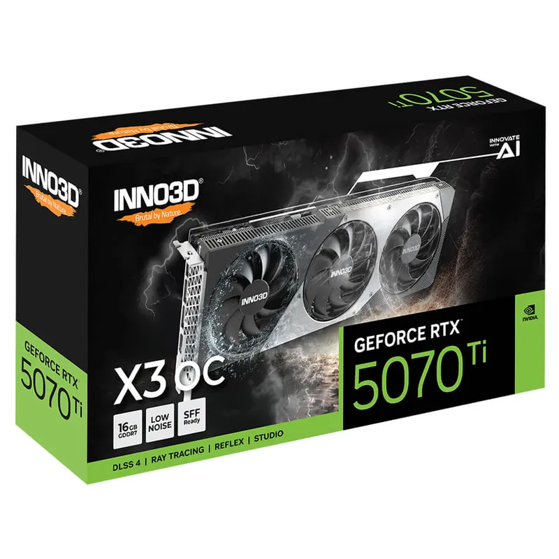 Card màn hình INNO3D RTX 5070 Ti X3 OC 16GB GDDR7