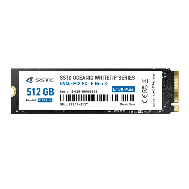 Ổ cứng SSD SSTC E130 Plus M2 NVMe Gen 3 512GB (E130-PLUS-512GB)