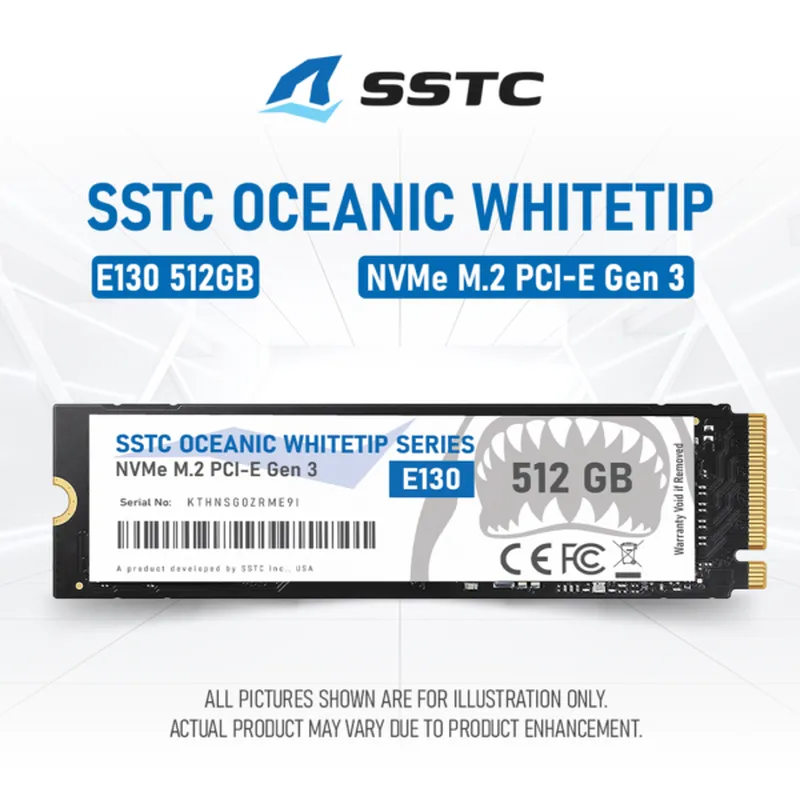 Ổ cứng SSD SSTC E130 Plus M2 NVMe Gen 3 512GB (E130-PLUS-512GB)