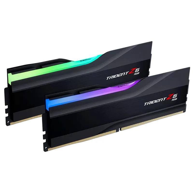 Ram GSkill Trident Z5 RGB Black 32G | 16x2, DDR5, 5200MHz F5-5200J4040A16GX2-TZ5RK