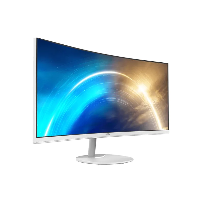 Màn Hình Máy Tính MSI Pro MP341CQW | 34 inch, WQHD, VA, 100Hz, 5ms, Cong, Trắng