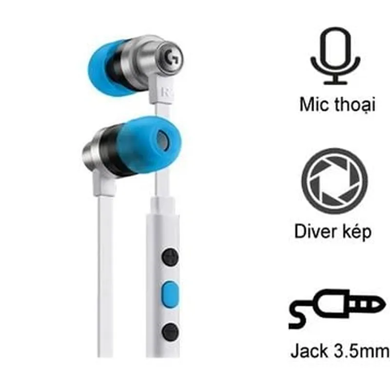 Tai nghe Logitech G333 - Trắng (981-000931)