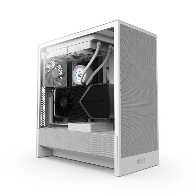 Vỏ Case NZXT H5 Flow White V2 (CC-H52FW-01)