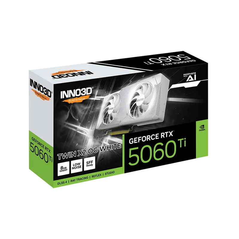 Card màn hình INNO3D RTX 5060 Ti TWIN X2 OC White 8GB GDDR7