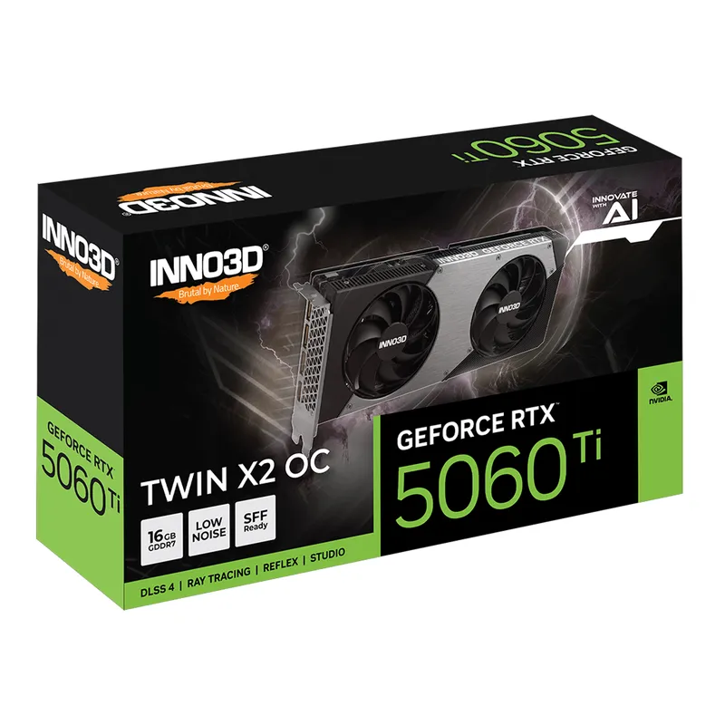 Card màn hình INNO3D RTX 5060 Ti 16GB TWIN X2 OC