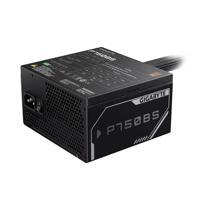 Nguồn Máy Tính Gigabyte P750BS 750W - Đen | 80 Plus Bronze (GP-P750BS)
