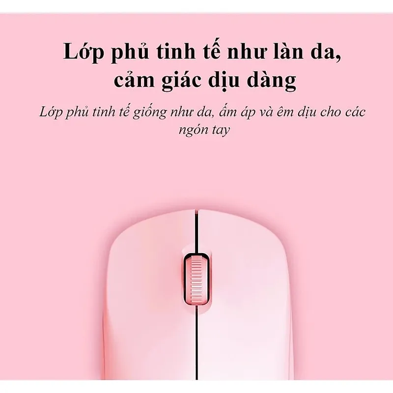 Chuột Newmen F007 Không Dây (Hồng) (F300)