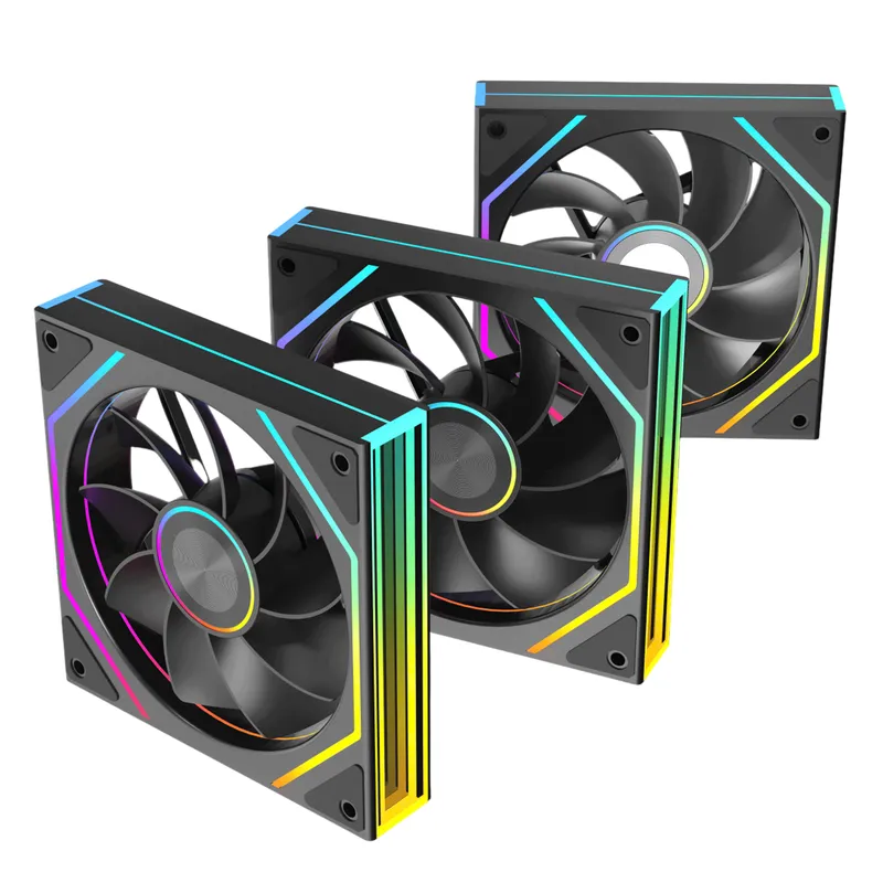 Fan Case Leopard Prism 4RS Ultra ARGB - Đen, gió ngược, fan lẻ