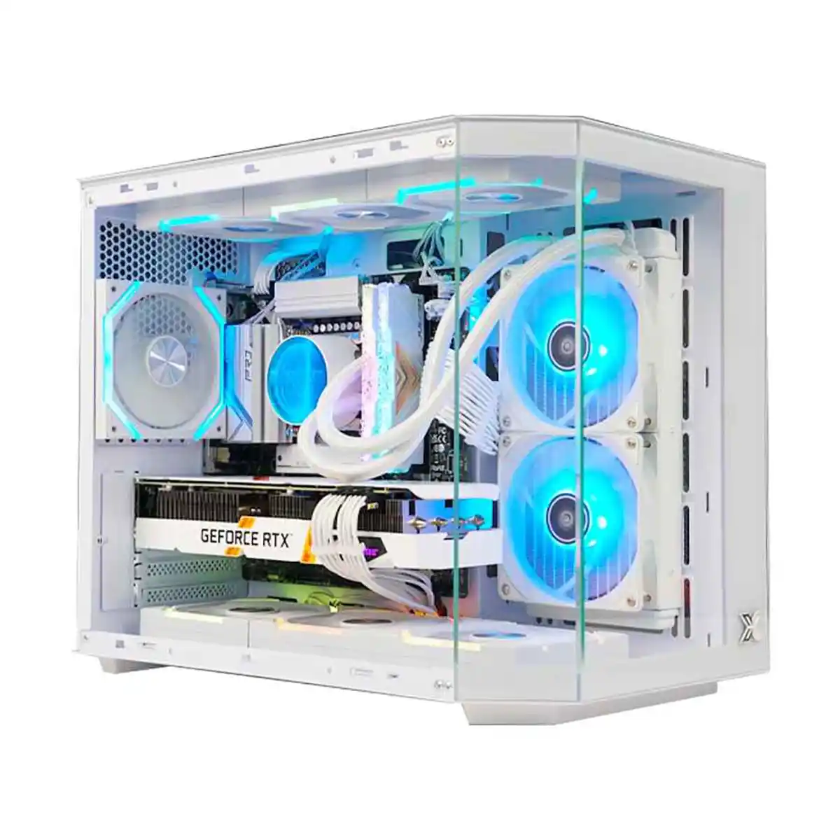  Dàn Pc Gaming Trắng B650 R5 7500F 16GB RTX 5060  Kèm Màn Hình 27inch 180Hz 