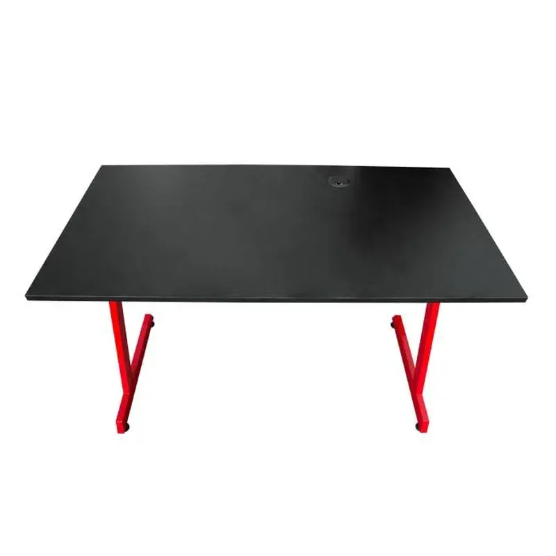 Bàn Gaming STAR01 Chữ Z Mặt đỗ đen (120x75x60) (khung Đỏ)