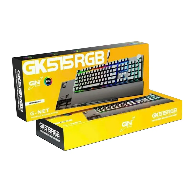 Bàn phím cơ quang Gaming Gnet GK515 RGB - Đen