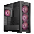 Vỏ Case ASUS TUF Gaming GT302 ARGB - Black | E-ATX, kèm sẵn 4 fan 14cm ARGB