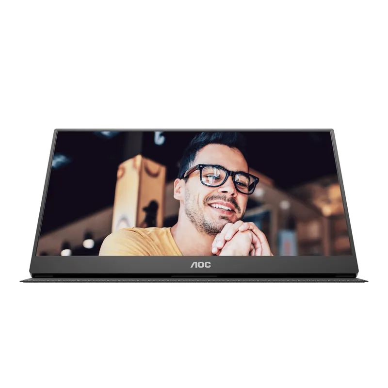 Màn Hình Máy Tính di động AOC 16T20 | 15.6 inch, Full HD, IPS, 60Hz, 5ms, 16.7 triệu màu, USB-C, kèm Foldable Smart Cover