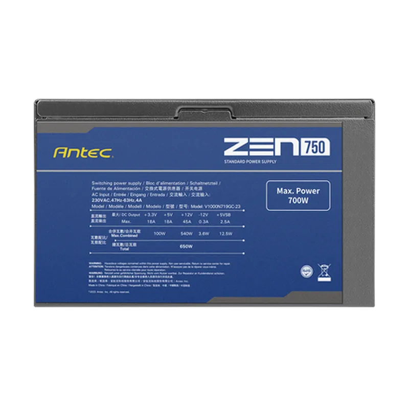 Nguồn Máy Tính Antec Atom Zen 750W (230V AC)