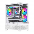 Vỏ Case Magic Mix Tower Air - Trắng | Aio 240, hồ cá