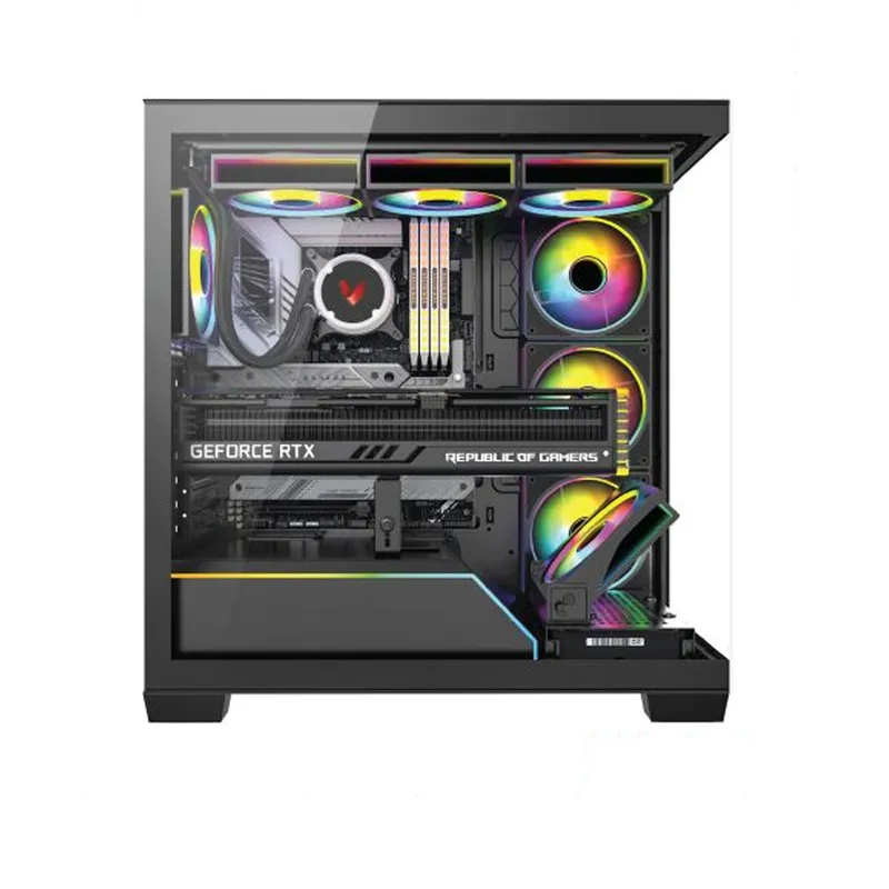 Vỏ Case VSP Gaming X90 - Đen | Premium Led Light ARGB